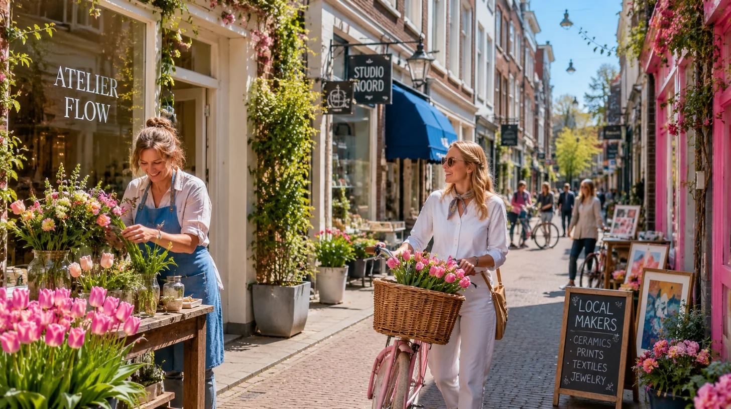 Creatieve stad en lokale cultuur in het voorjaar